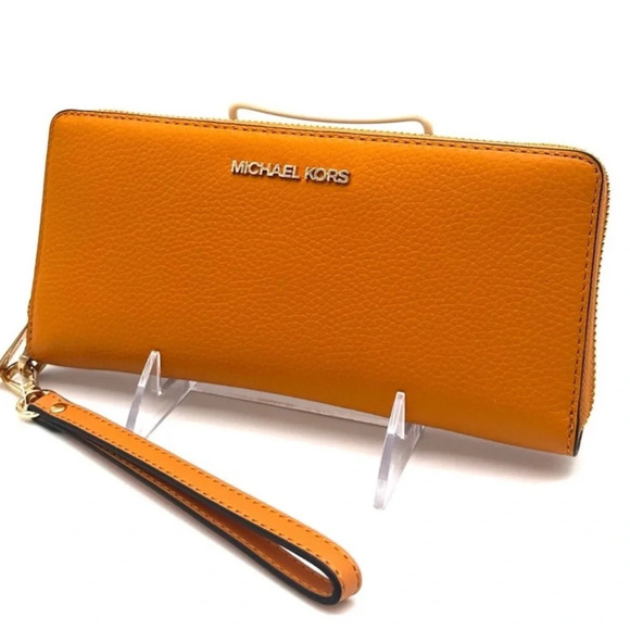 Michael Kors Large Continental Wallet Wristlet Cider (NWT) - Picture 1 of 8